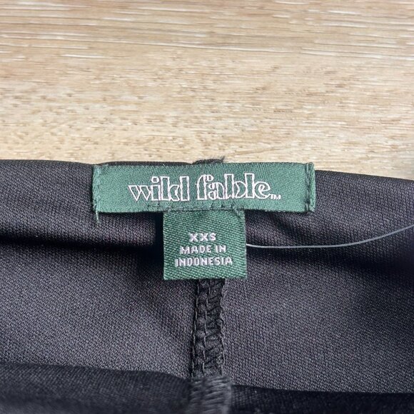 Women's High-Rise Faux Leather A-Line Skort - Wild Fable™ XXS Target - Picture 3 of 5